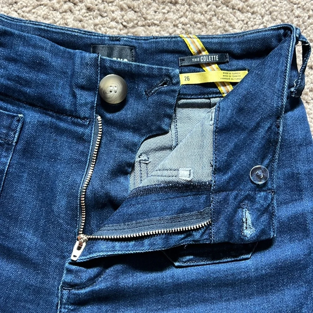 The Colette Cropped High-Rise, Wide-Leg Jean by Maeve - Picture 6 of 7